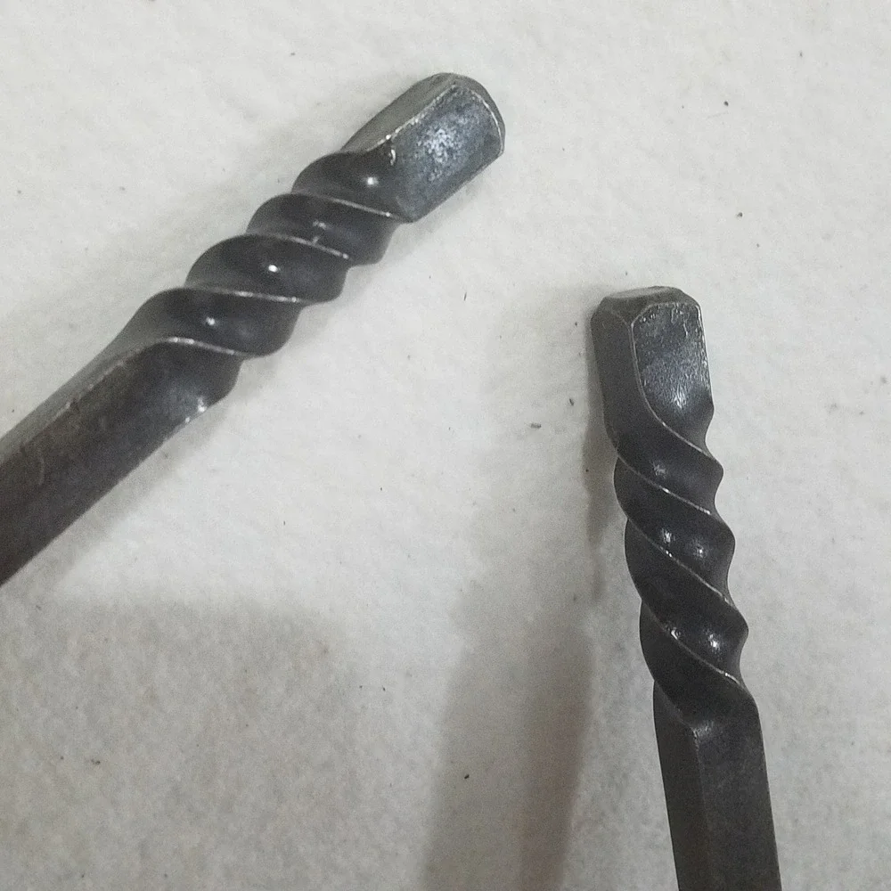 Hand Forged wrought iron dinner call Triangle Striker twisted ranch‎ farm house